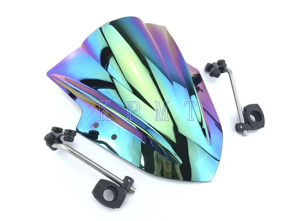 Лобовое стекло мотоцикла с регулируемым кронштейном ветровой экран для Yamaha FZ6 FZ1