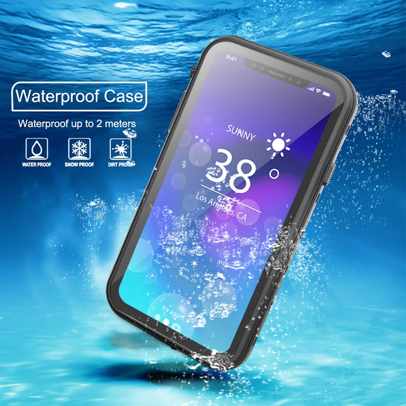 100% водонепроницаемый чехол для iphone XR ударопрочный пылезащитный телефона