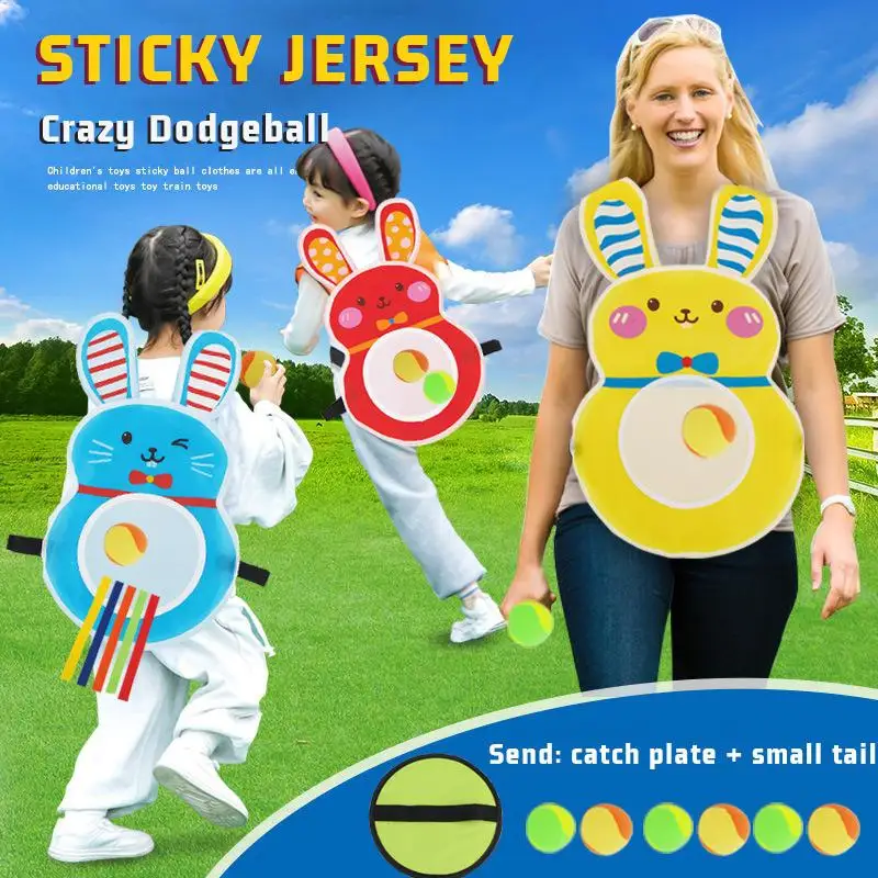 

Dodgeball Sticky Jersey Kindergarten Outdoor Sports Parent-child Game Interactive Feeling System Throwing And Catching Ball Toys