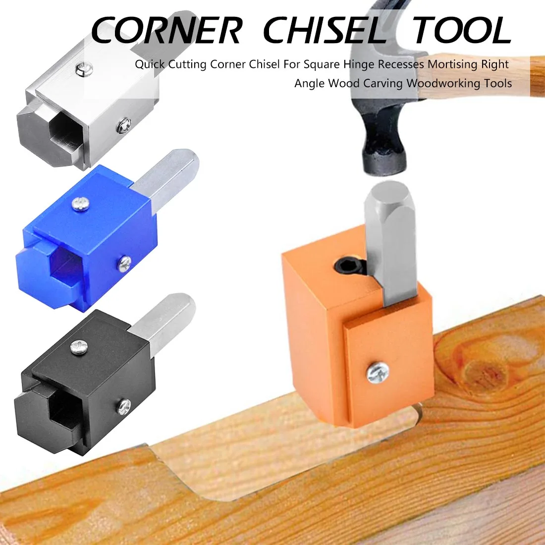 

Quick Cutting Corner Chisel Wood Chisel For Square Hinge Recesses Mortising Right Angle Wood Carving Woodworking Tools