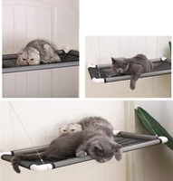 1 pcs high quality cute pet hanging beds bearing 17kg sunny seat window mount pet hammock comfortable cat pet bed shelf seat bed