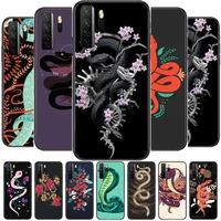 hand snake black soft cover the pooh for huawei nova 8 7 6 se 5t 7i 5i 5z 5 4 4e 3 3i 3e 2i pro phone case cases