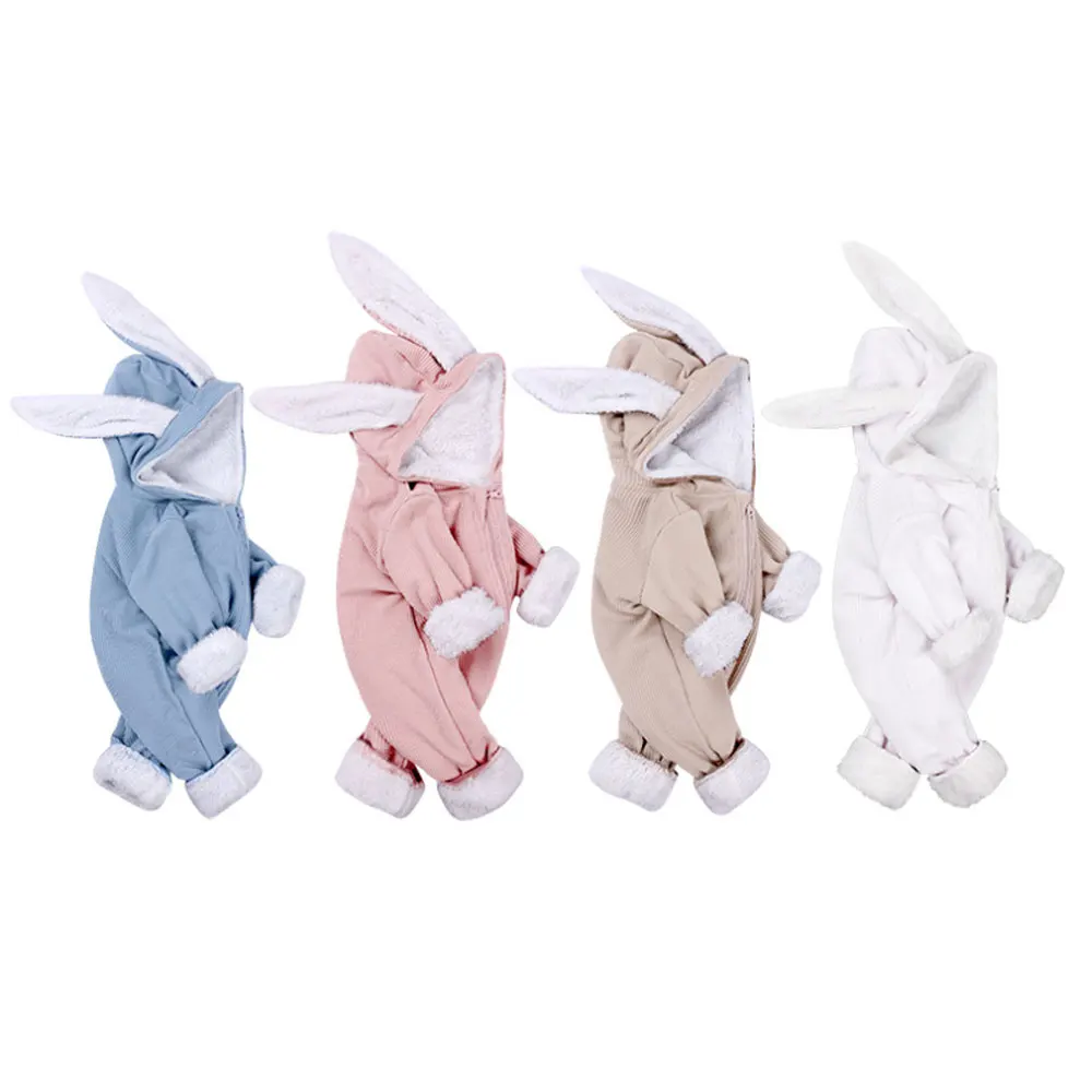 

Cute Newborn Baby Romper Winter Costume Hoodies Baby Boys Clothes Cotton Warm Baby Girls Clothing Overall Baby Rompers Jumpsuit