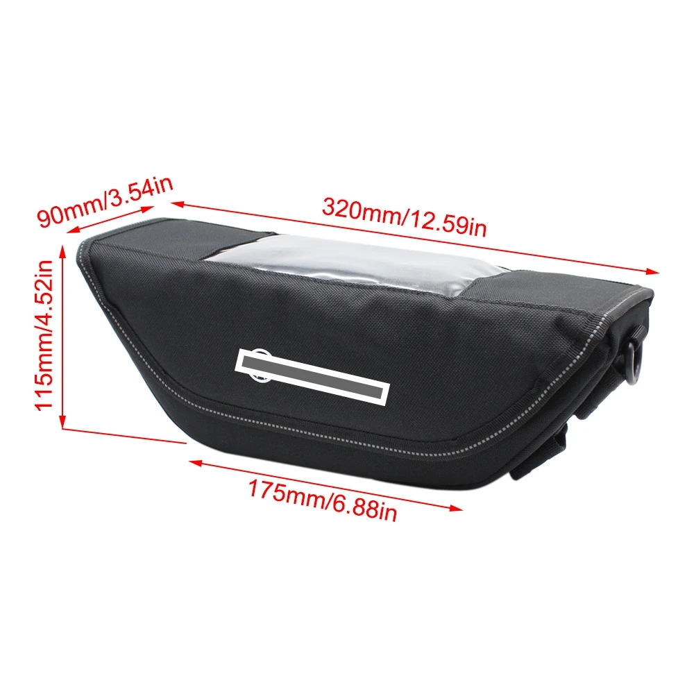 

Motorcycle handlebar waterproof bag Phone navigation holder Storage package For BMW R nineT R1200GS R1250GS Adventure