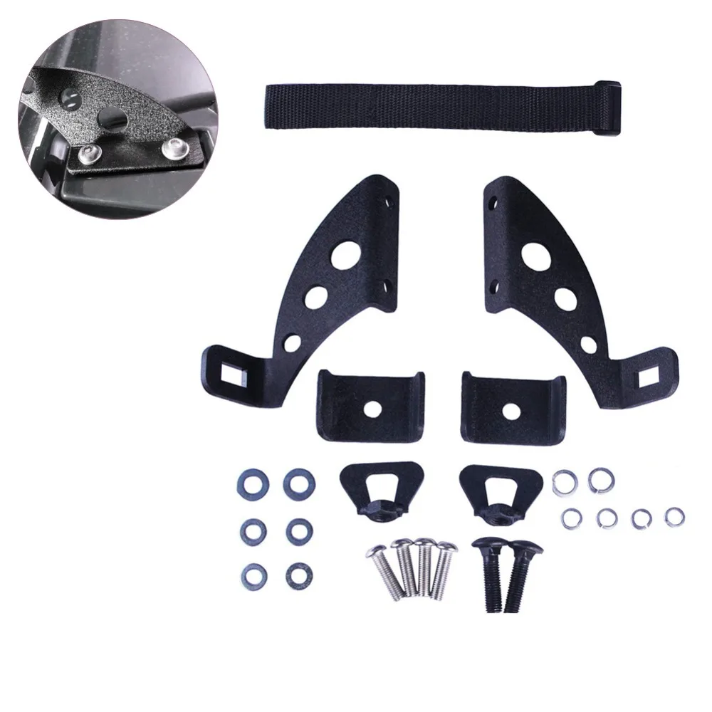 Hi Lift Jack крепление капота дверная петля кронштейн комплект для 2007- Jeep Wrangler JK JKU JL