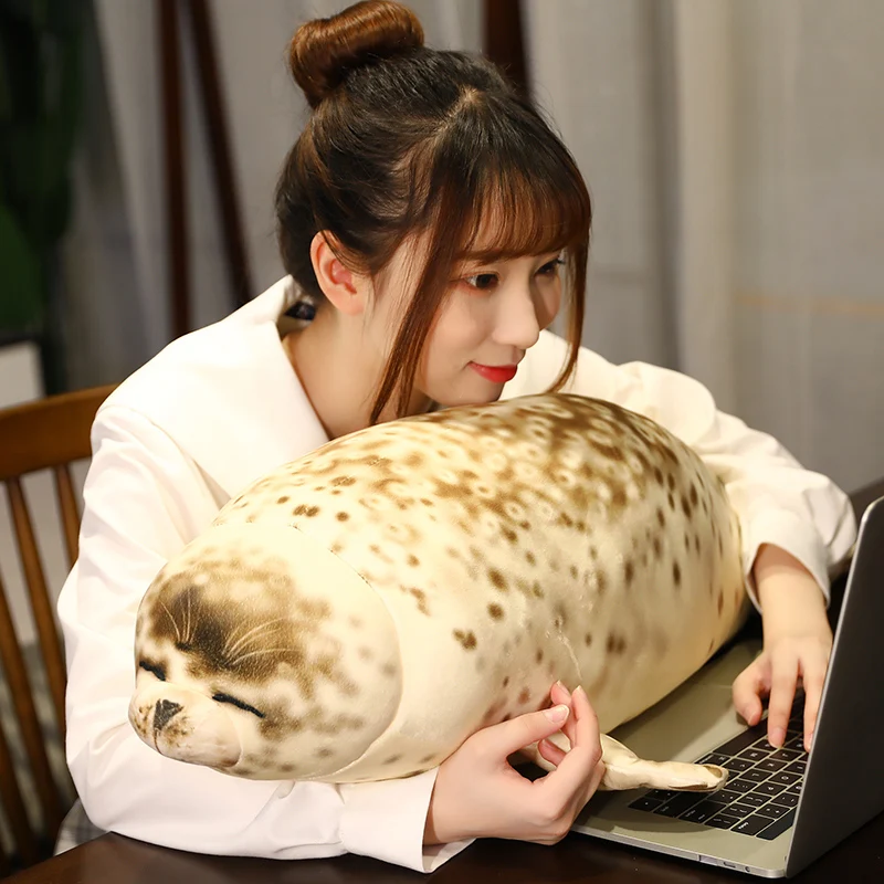 

Simulation sea lion plush toy high quality soft doll cute bed sofa home decor sea animals children Valentine's Day special gift
