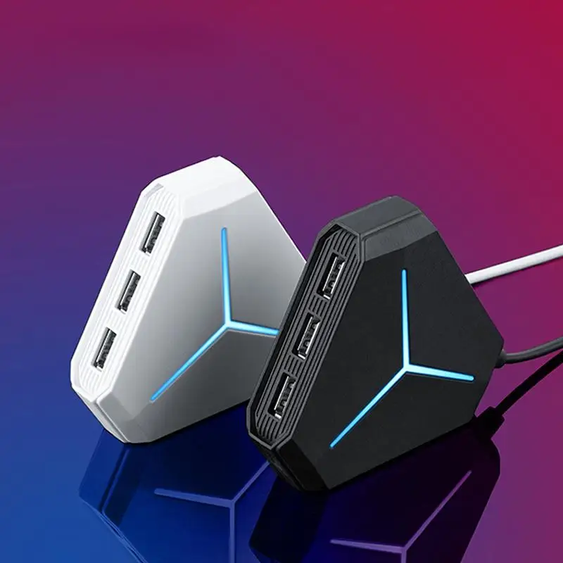 6 портов usb-хаб разветвитель кабеля с устройство для чтения карт SD TF Mic AUX классный