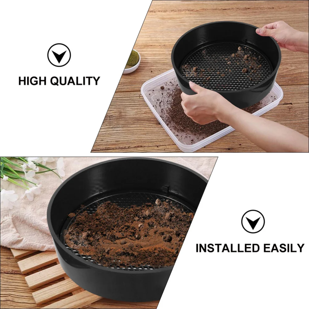 

2 Sets/8pcs Mesh Gardening Sieve Garden Plants Sand Stone Filter Sifting Pan