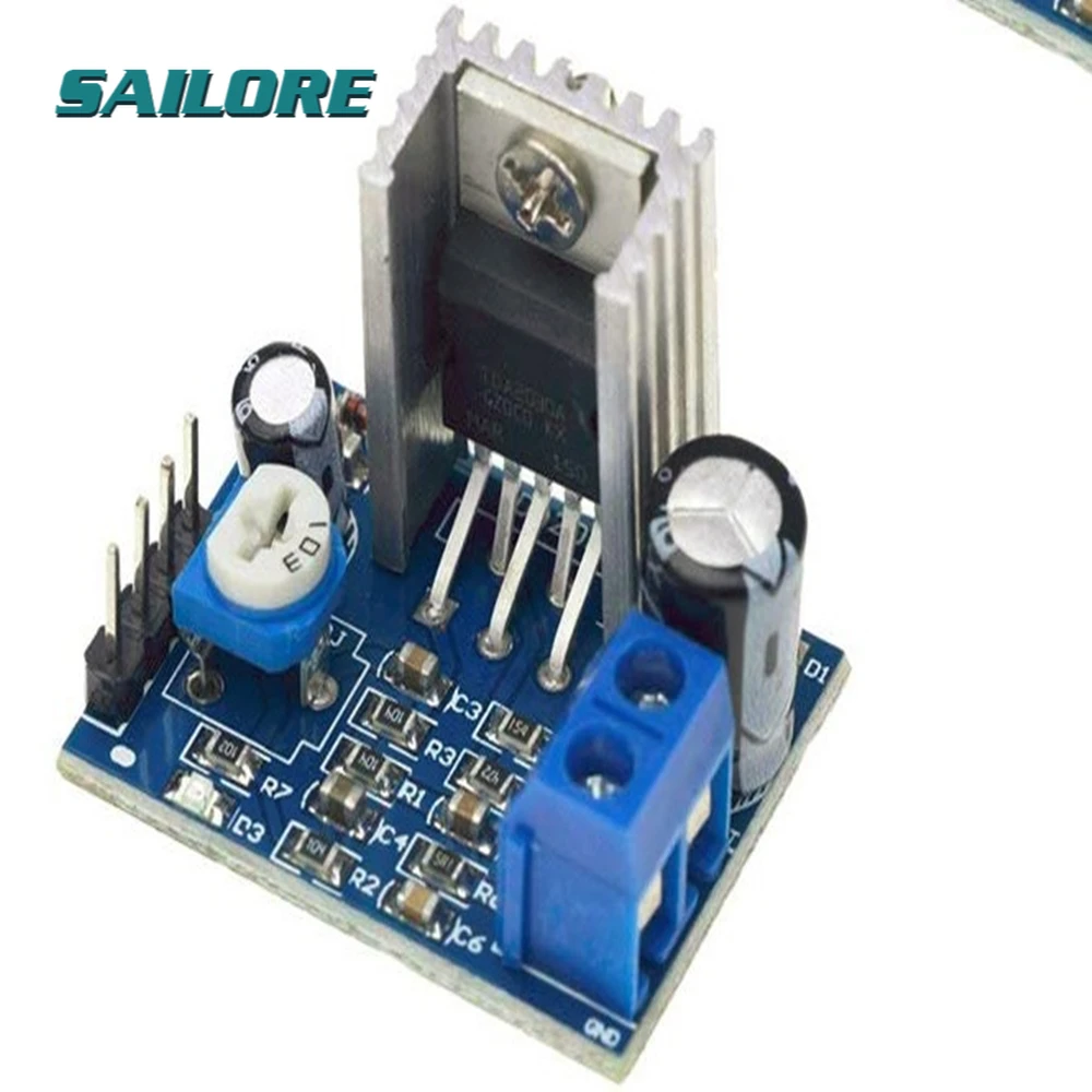 

Power Supply Audio Amplifier Board Module TDA2030 TDA2030A 6-12V 18W Single Audio Power Amplifier Chip Power Light DIY Horn