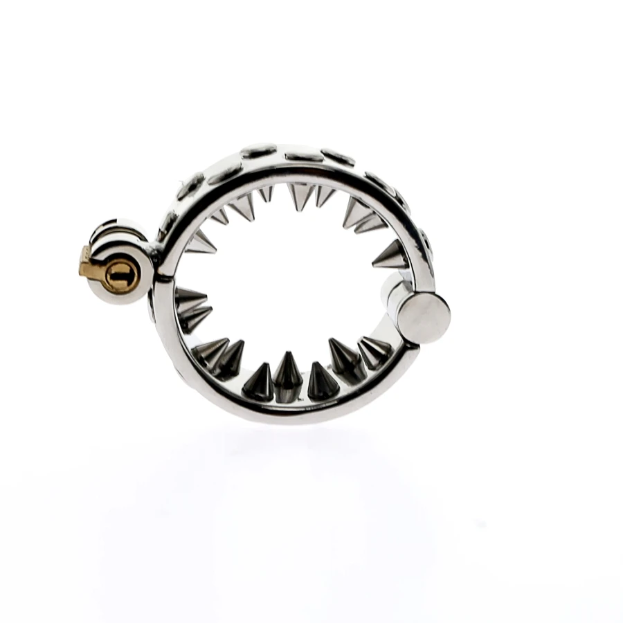 Экстремальное устройство целомудрия китайские зубы шип кольцо на член замок для