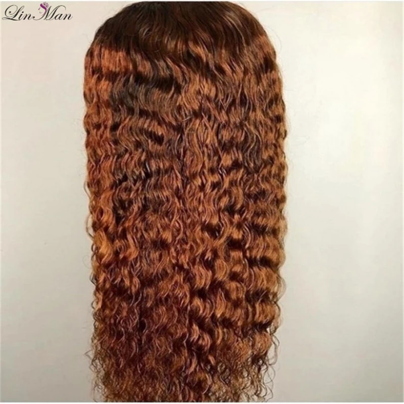 Парики из человеческих волос на фронте шнурка темно-кудрявые волосы 1b