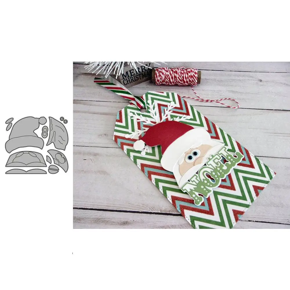 

Naughty Christmas Santa Claus Metal Craft Dies Cutting For Diy Scrapbooking Paper Handmade Mold 2020 Embossing Newest