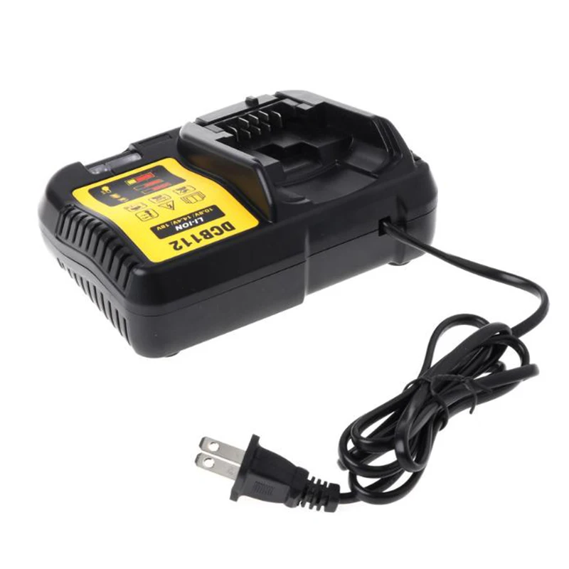 Dcb112 Li-Ion Батарея Зарядное устройство для Dewalt 10 8 V 12V 14 4 18V Dcb101 Dcb200 Dcb140 Dcb105 черный |