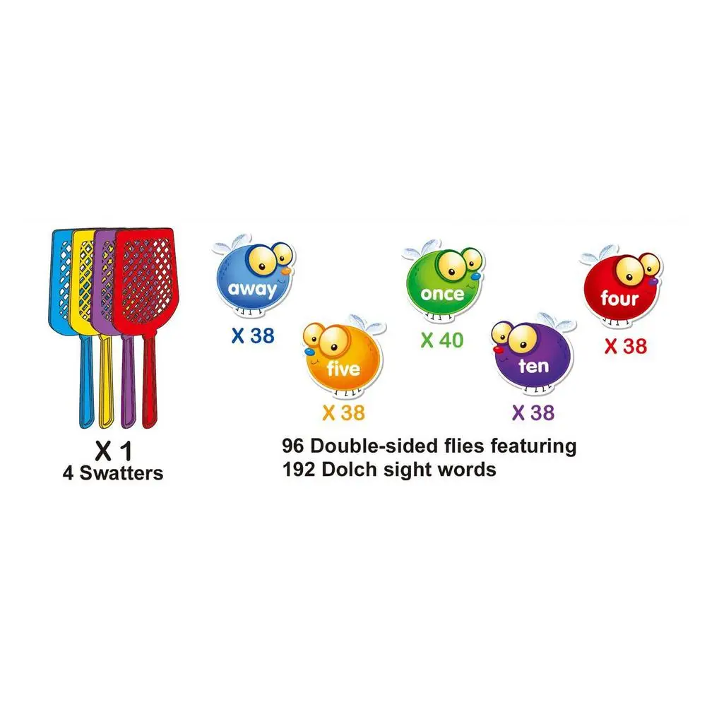 

Fly Swatter Educational Card Learning English Phonics Cards Memory Game For Children Early Learning Educational Toys