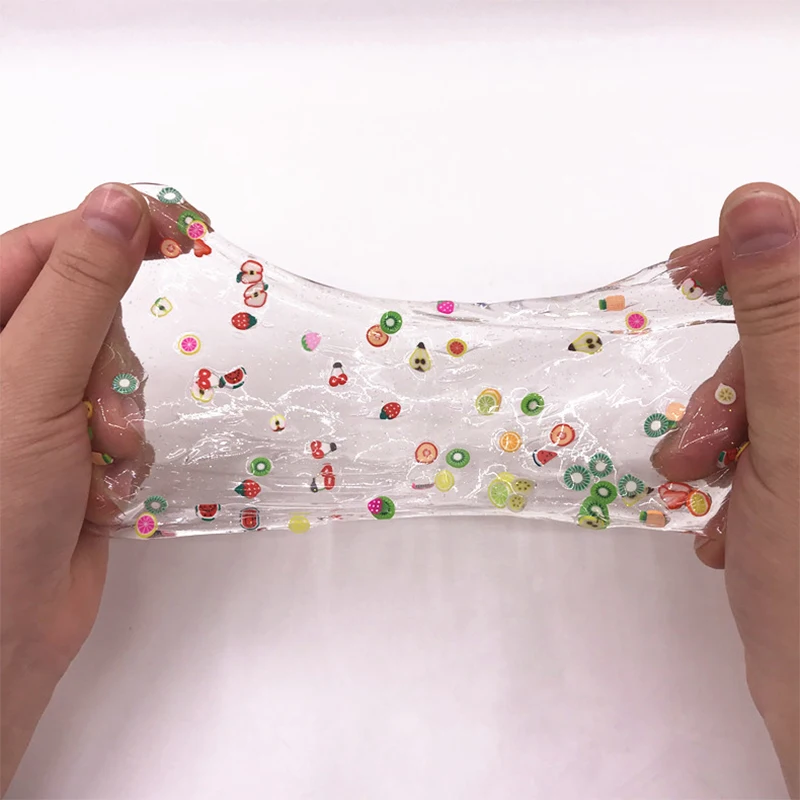 Слайм фруктовый ломтик Хрустальная грязь декомпрессионный носовой слайм