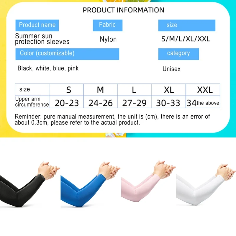 

Ice Silk Arm Cover Elastic Ice Silk Ice Cuff For Outdoor Sports Cycling Breathable Fabric Super Elastic Arm Sleeves