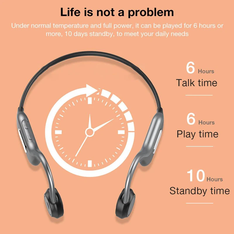 Новинка Bluetooth 5 0 наушники новейшая Гарнитура костной проводимости встроенная