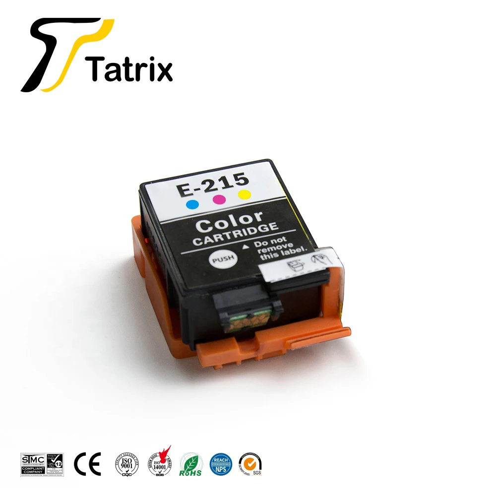 T215CL Tatrix для Epson E-215 T215 BK T215 CL совместимые картриджи для Epson Workforce WF-100/WF100 принтера - Цвет: T215CL