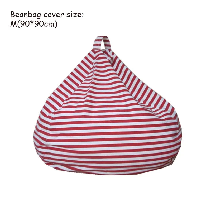 M-90X90CM Bean Bags для взрослых Bean Bag Cover Whithout наполнение lounger Bean Boozled Pouf Chambre спальня ленивый мешок стул диван Pouf Geant - Цвет: M-90X90CM