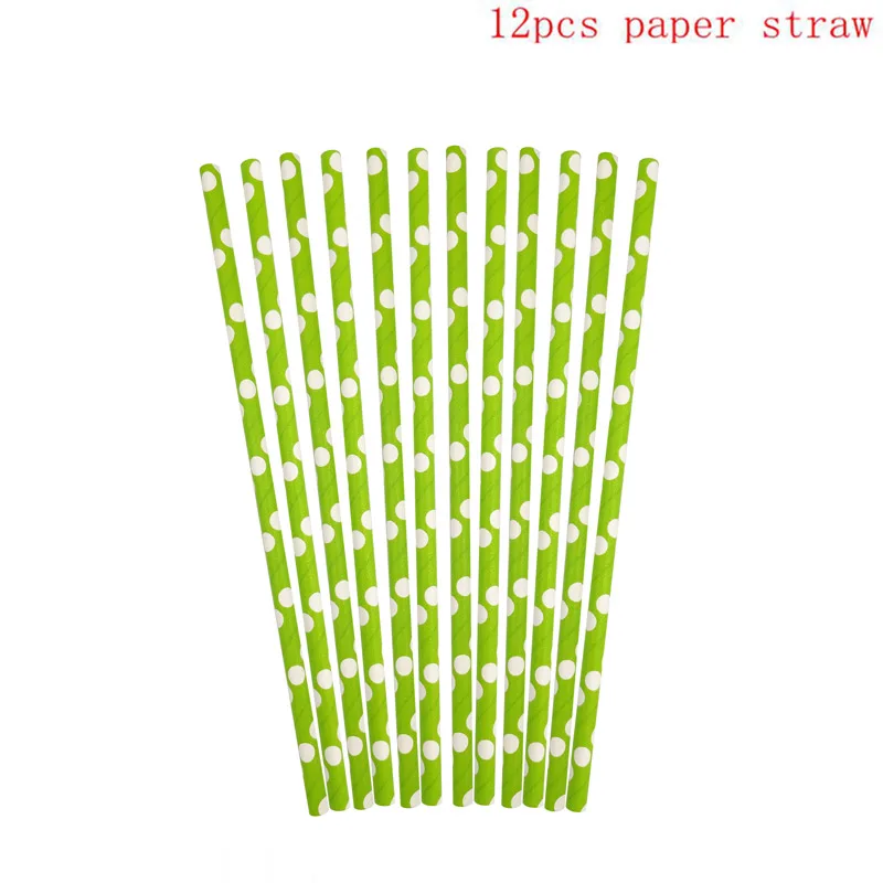 12pcs paper straws Реквизит Динозавр для вечеринки брелок для ключей динозавры кольцо браслеты ожерелья украшения для дня рождения подарок для детей Детские вечерние сувениры для душа - Цвет: 12pcs paper straws