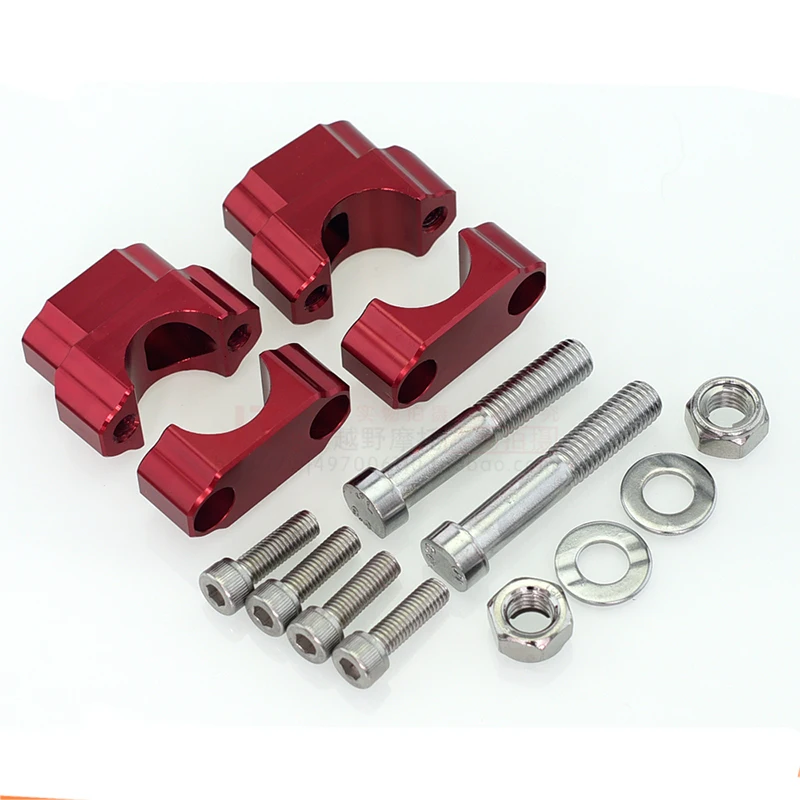 28 мм 1 1/8 ЧПУ алюминиевые красные толстые зажимы для руля крепление CRF250R 450 CR 125 250