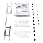 Металлический бампер задний анти-столкновения с защитным Нижняя пластина для корп TRAXXAS TRX4 G500  TRX-6 TX6 G63 внедорожные