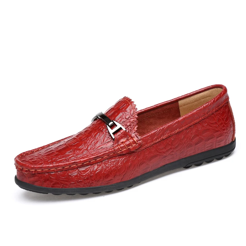 2020 Men Loafer Shoes Anti Slip Driving Moccasin Slip-on Mens Leather Black Beige Man Wedding Party Dress | Обувь