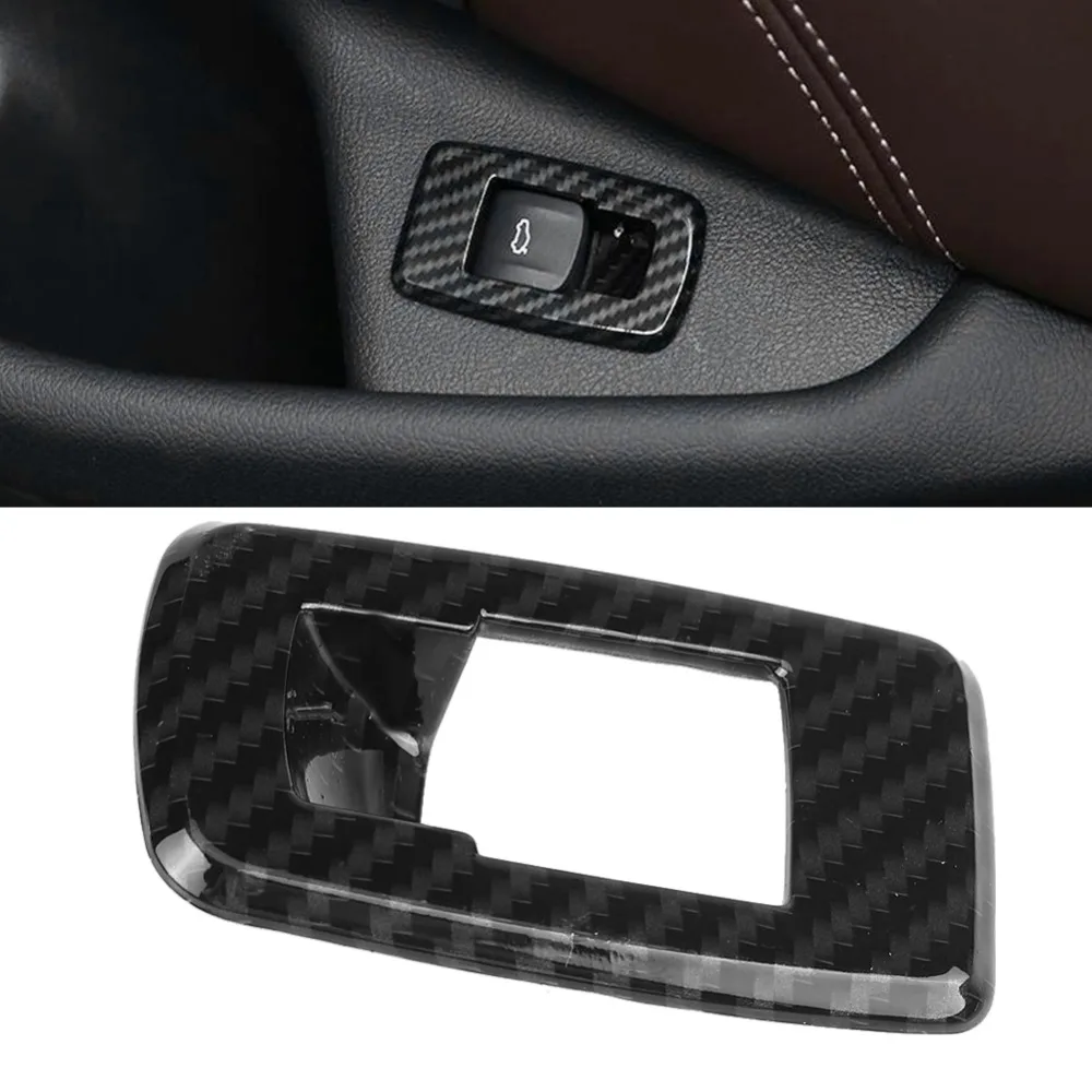 Углеродное волокно цветной стиль салона автомобиля задняя дверь рамка для