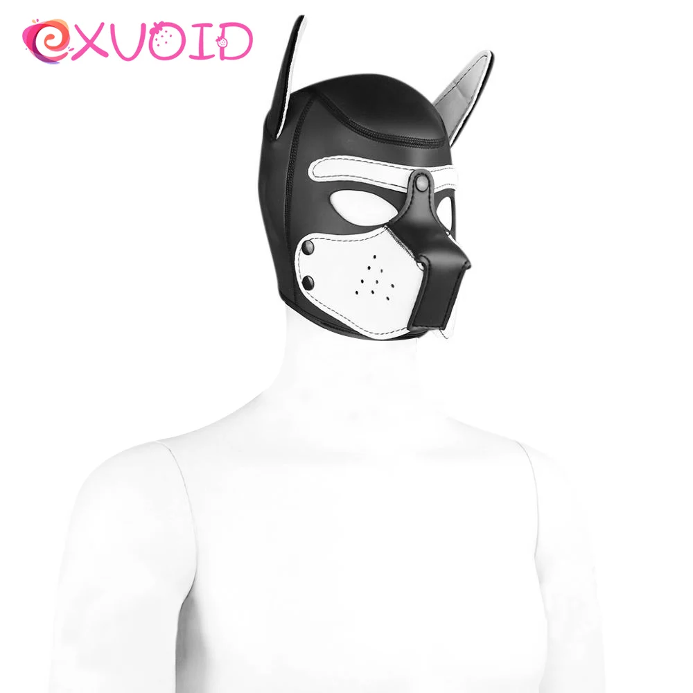 EXVOID мягкие головные уборы для собак кожаная маска косплея на Хэллоуин вечеринки