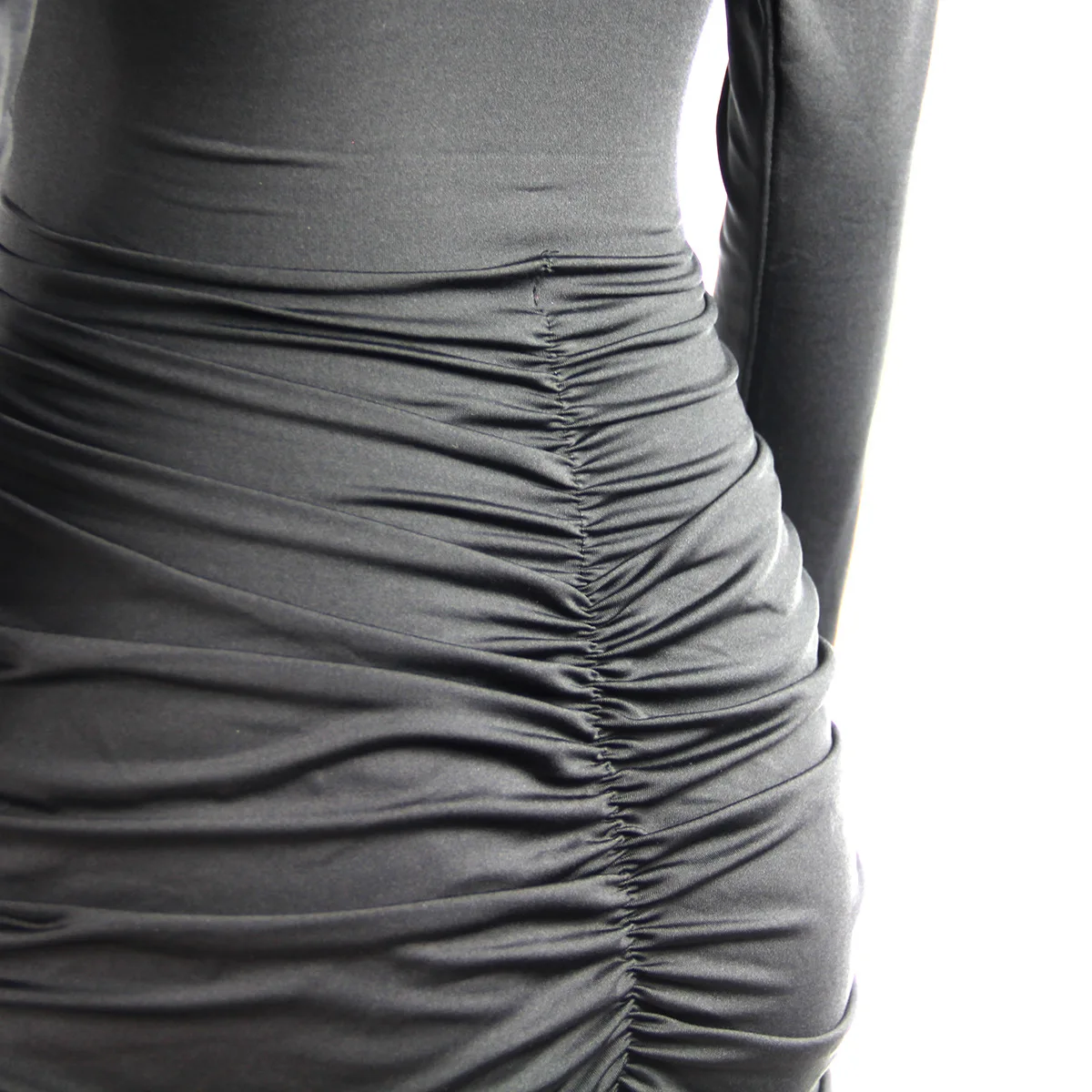 

Autumn Winter New Fashion Hollow Out Long Sleeve Sexy Slim Bodycon Dress Nightclub Dress