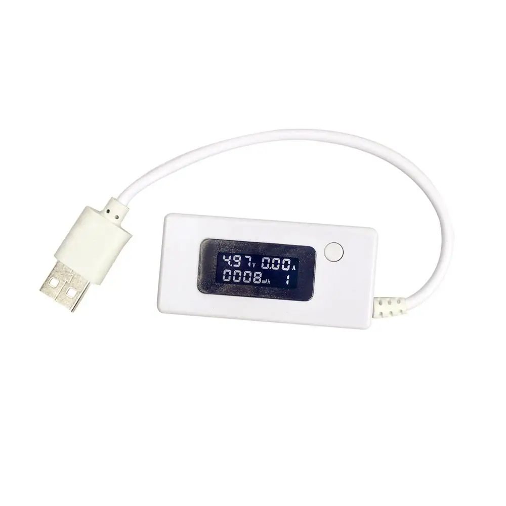 ЖК дисплей Micro USB зарядное устройство Емкость батареи Напряжение Ток Тестер Метр