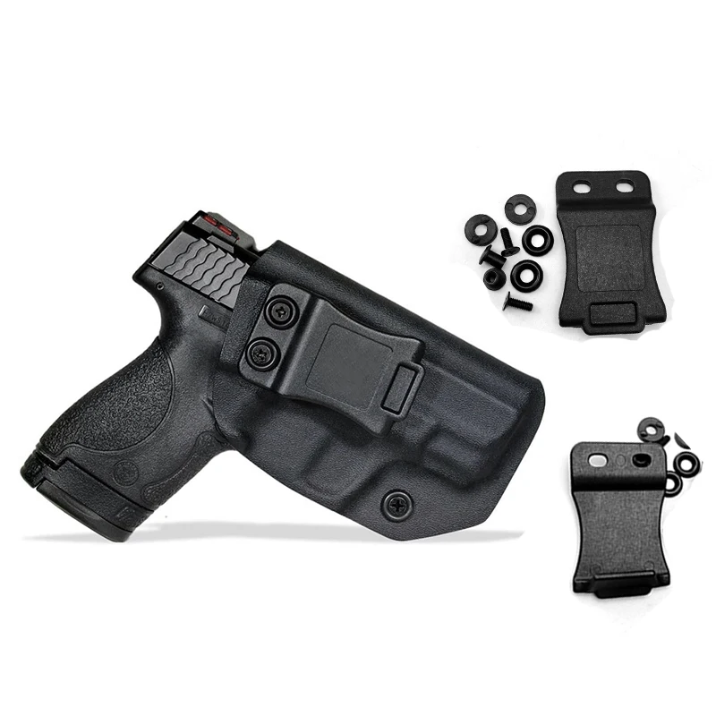 

Tactical K Sheath Holster Waist Clip Pocket Sheath Belt Clips with Screws for Kydex Holster Belt Clip