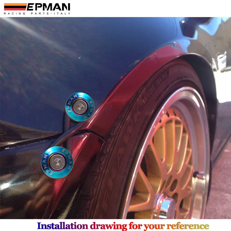 Jdm Алюминиевый быстроразъемный крепеж комплект подходит для багажника/люка