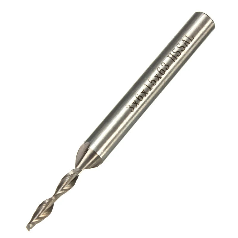 1 шт. HSS и алюминиевая Концевая фреза удлиненное 3 мм сверло для станка с ЧПУ