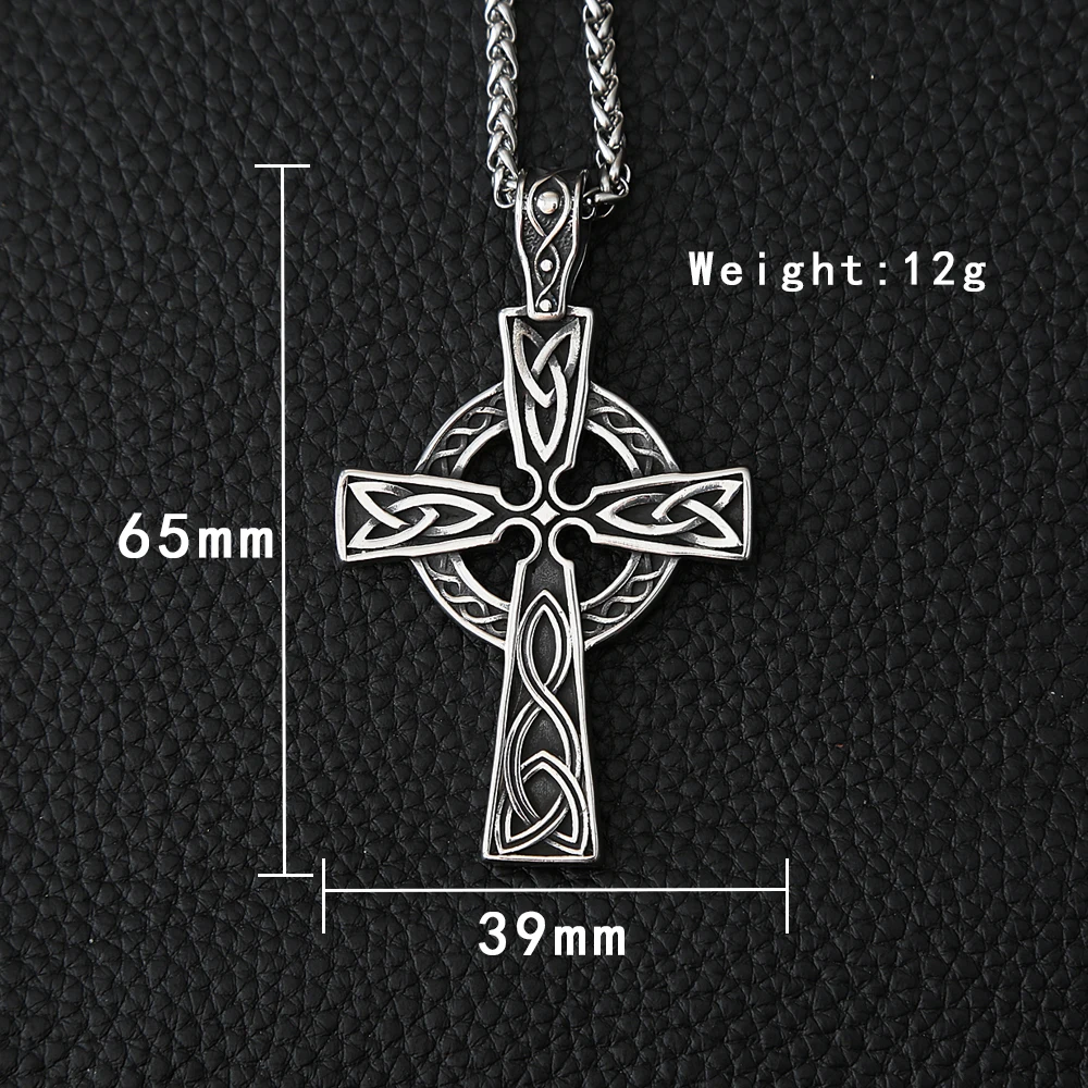 Винтажное ожерелье викингов из нержавеющей стали мужское в скандинавском