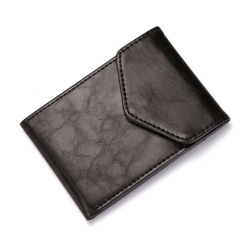 

Men's Business PU Leather Wallet Pocket Credit Card Holder Slim Change Pocket Purse