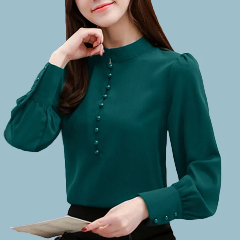 JUAYKALA новинка весна-лето женские топы с длинным рукавом Повседневная шифоновая