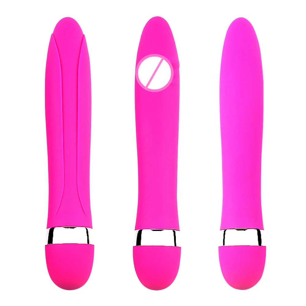 Женский силиконовый вибратор реалистичный фаллоимитатор мини волшебная палочка