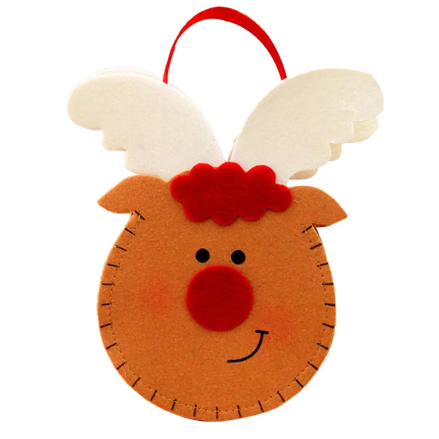 Рождественские подарочные сумки для детей в стиле старый человек из хлопка с