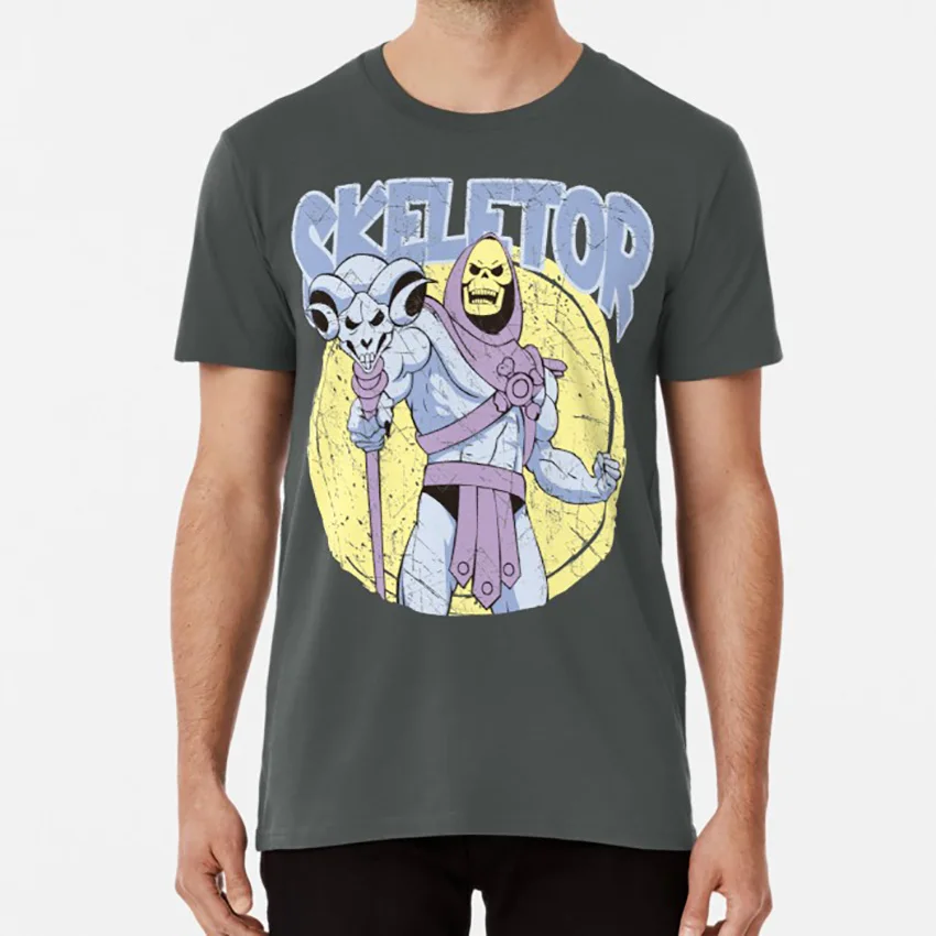 Скелетор футболка heman он человек скелетор | Мужская одежда