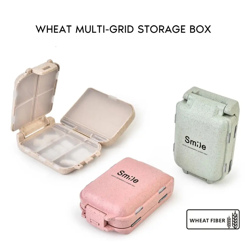 Мини аптечка для лекарств коробка аптечки и контейнер оказания первой помощи с 8