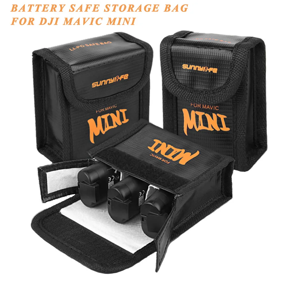 Mavic Mini безопасная сумка для хранения батареи водонепроницаемый взрывозащищенный