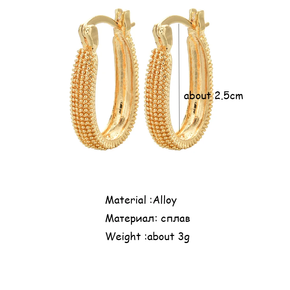 

Korean Fashion Earrings for Women 2021 Gold Color Hoop Earrings Metal Hollow Ear Piercing Geometric Jewelry Wholesale Kolczyki