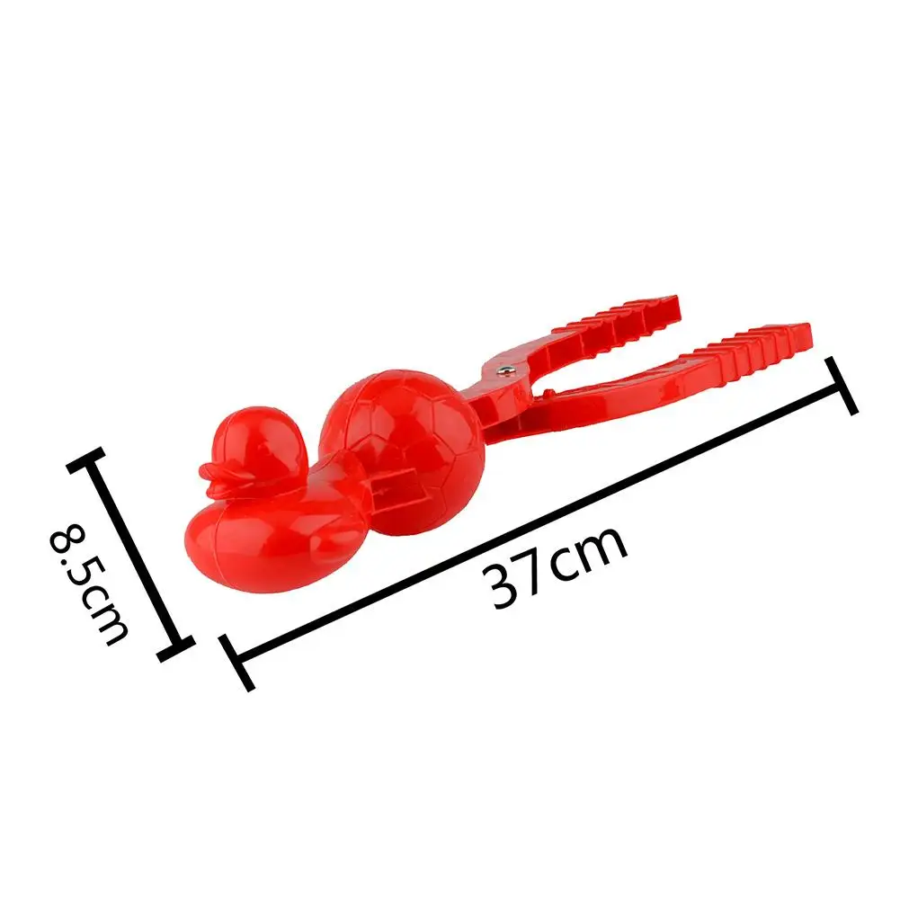 

Creative 3D Duck Soccer Snowball Maker Clip Exercise Hands-on Ability Kids Winter Outdoor Added Interest Snow Mold Toys