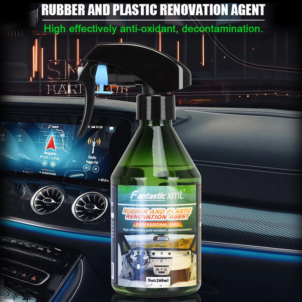 

260 мл автомобиля Пластик отделка восстановитель шиномонтаж резиновая аэрозольная ремонт агент нано-покрытие для автомобильных Пластик ...