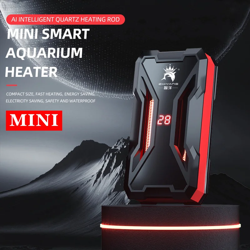 

Aquarium Heater 25W/50W/75W/100W/150W/200W Submersible Fish Tank Heater Constant Temperature Quartz Heating Rod Aquarium