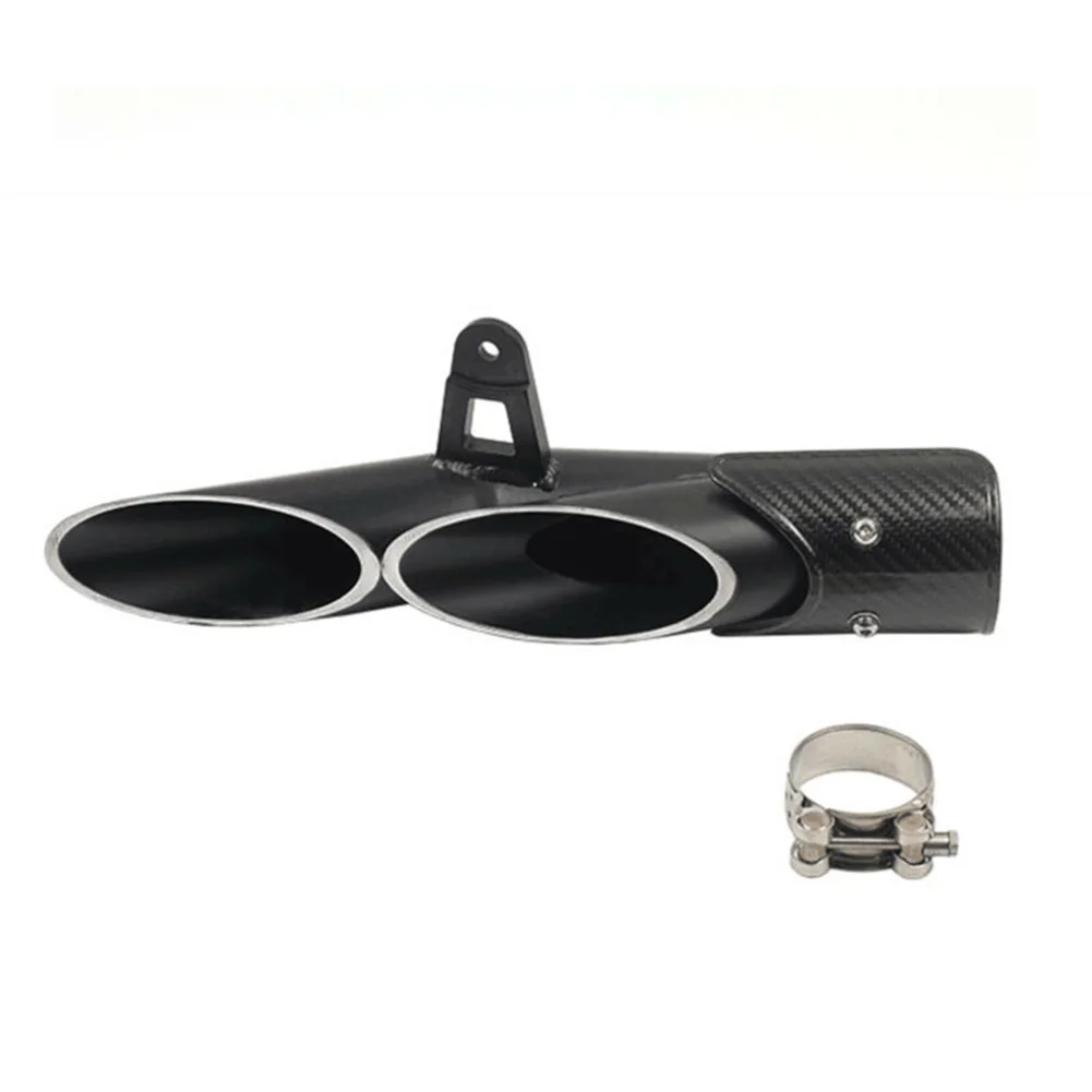 Нержавеющая сталь двойной выход мотоцикл глушитель выхлопной трубы скольжения