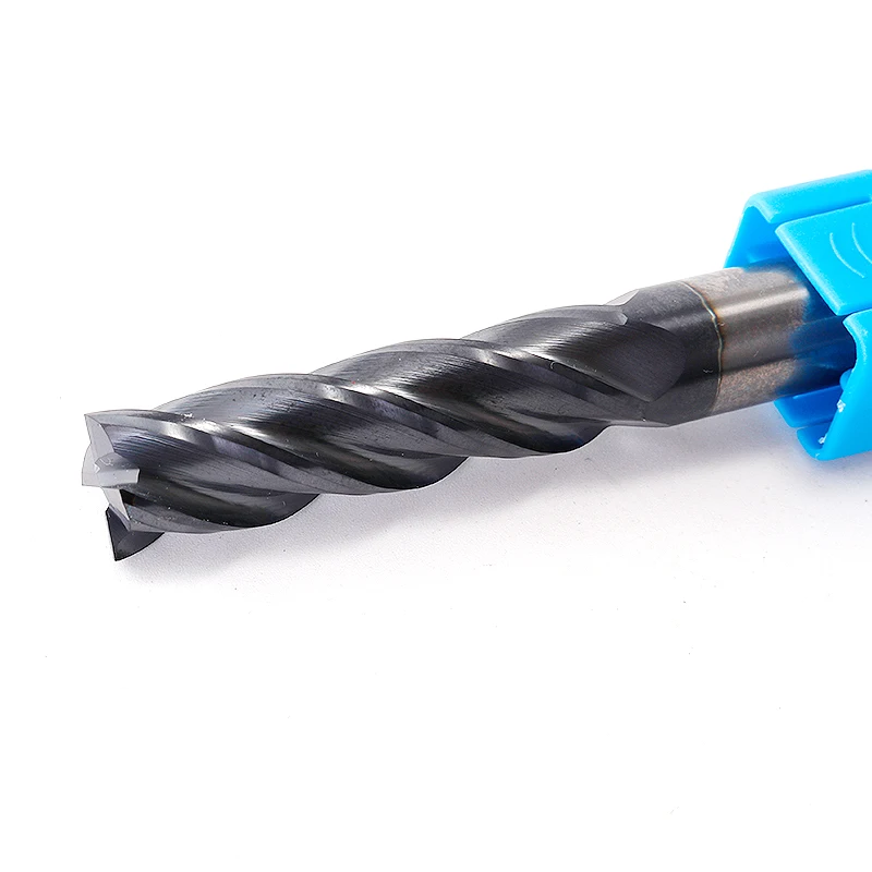 ZGT твердосплавная Концевая фреза HRC50 4 для металла Вольфрамовая сталь Фрезерный