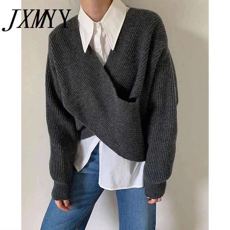 Осень 2022 Женская одежда женский свитер пуловер женские вязаные свитера