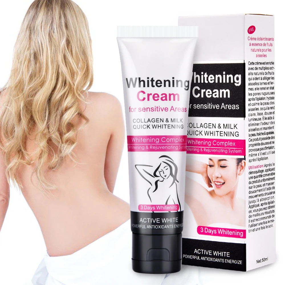 

Armpit Whitening Body Creams Between Legs Knees Private Parts Whitening Formula Underarm Whitener Intimate Body Skin Care Cream